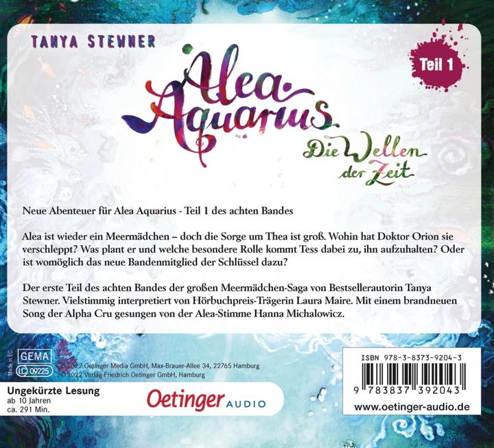 Actual product image Alea Aquarius 8 Part 1. The Waves of Time (Claudia Carls, Deluxe Media GmbH, Frank Gustavus, Guido Frommelt, Laura Maire, Tanya Stewner, German)