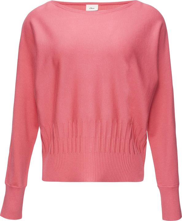 Produktbild s.Oliver Strickpullover Strickpullover mit Strukturmuster am Saum (48)