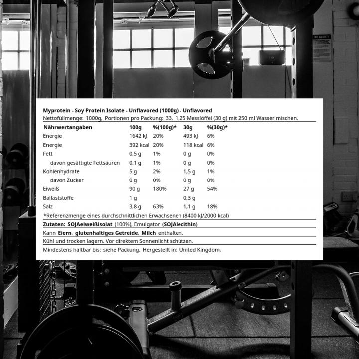 Produktbild MyProtein Soy Protein Isolate (1 x, 1000 g)