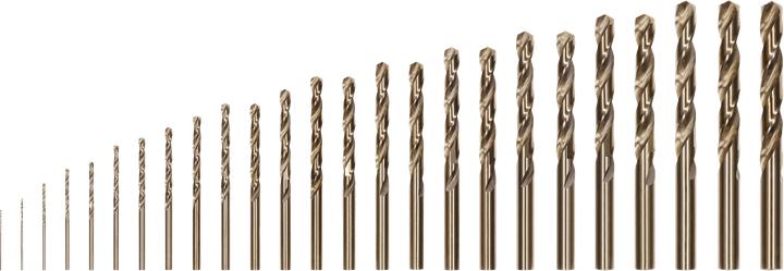 Productafbeelding Bosch Professional Zubehör ProBox metaalboren set HSS-Co 25st. (1 mm, 1,5 mm, 2 mm, 2,5 mm, 3 mm, 3,5 mm, 4 mm, 4,5 mm, 5 mm, 5,5 mm, 6 mm, 6,5 mm, 7 mm, 7,5 mm, 8 mm, 8,5 mm, 9 mm, 9,5 mm, 10 mm, 10,5 mm, 11 mm, 11,5 mm, 12 mm, 12,5 mm, 13 mm)