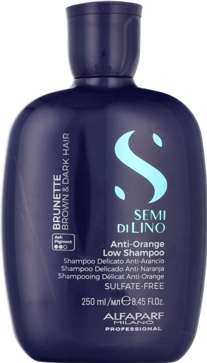 Actual product image Alfaparf Semi Di Lino Anti-Orange Low Shampoo (250 ml, Liquid shampoo)