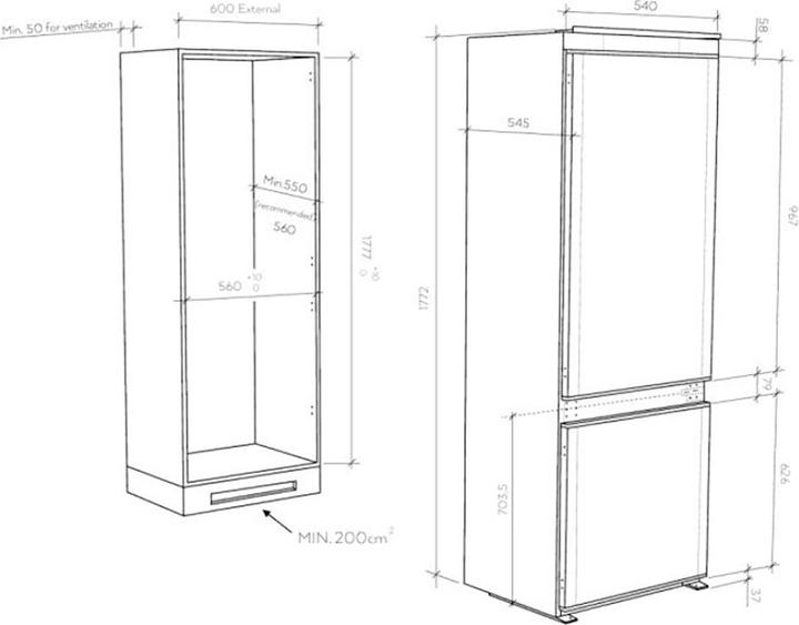 Actual product image Candy CBL3518EVW (190 l)