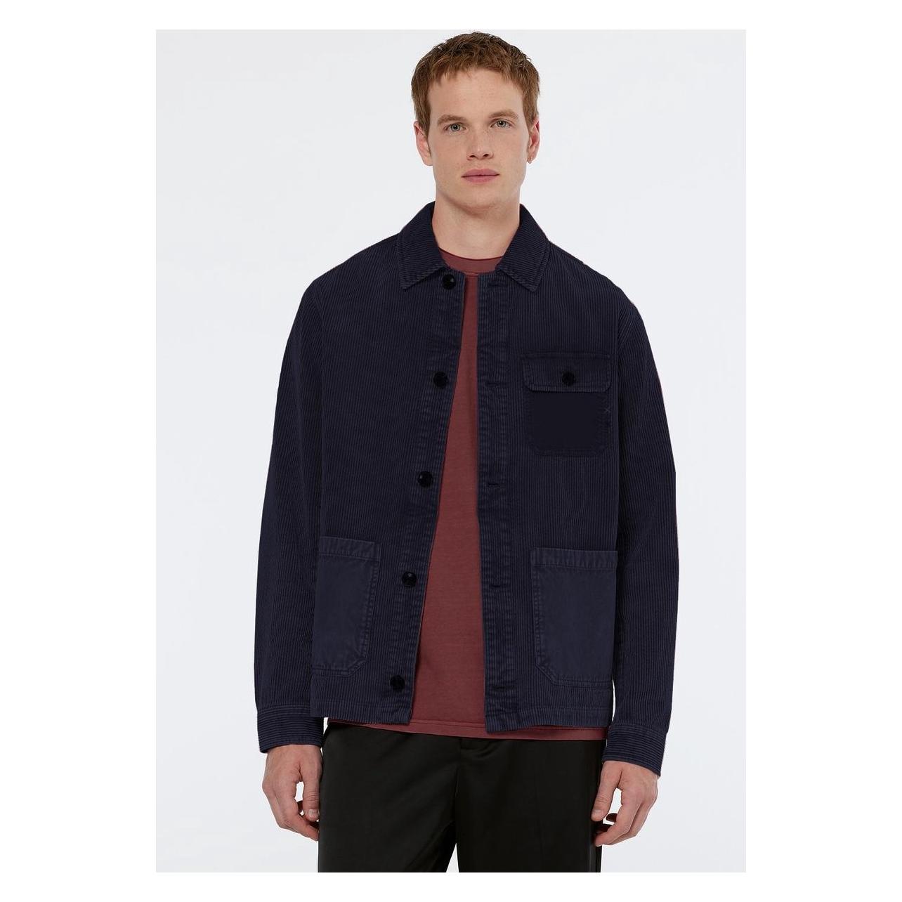 Scotch & Soda, Mannen, Vesten, Jas Corduroy Jas 179820 401 Mannen Maat - Xl, Blauw, (Xl)