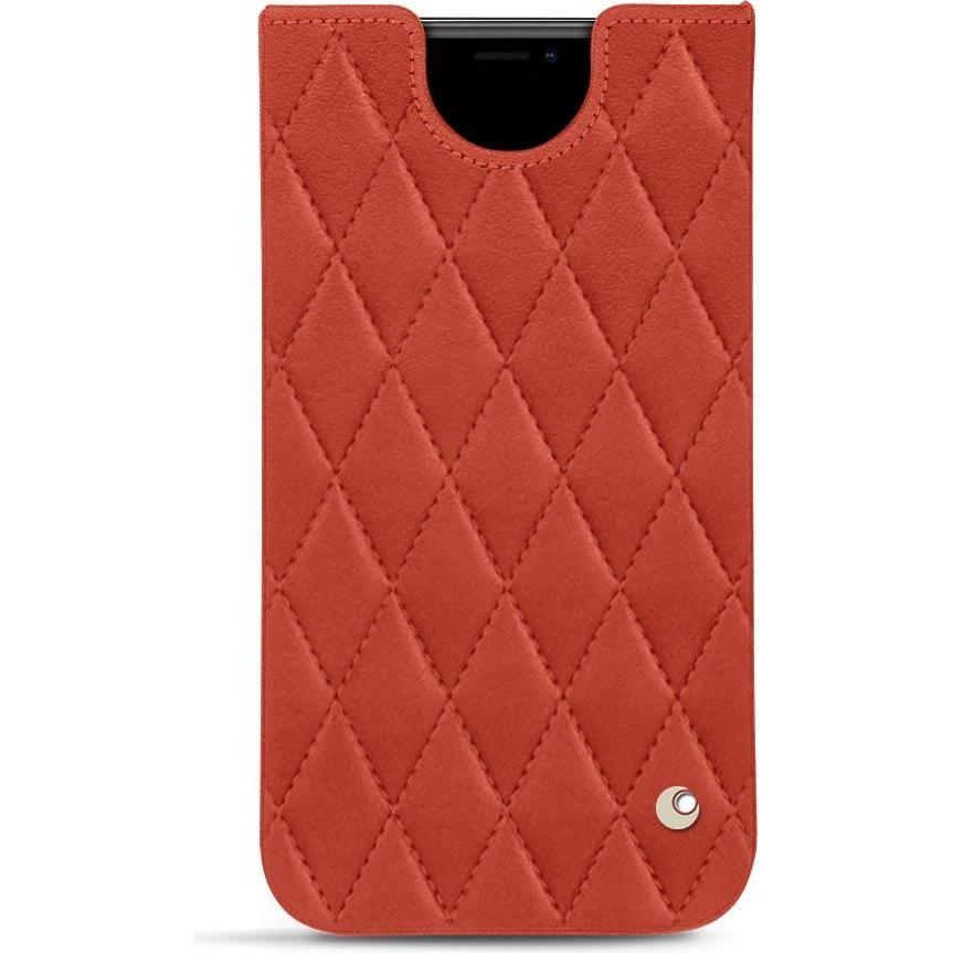 Noreve Lederschutzhülle (Apple iPhone 11 Pro Max), Smartphone Hülle, Orange