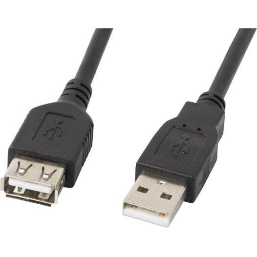 Lanberg Nero Ca-Usbe-10Cc-0050-Bk Cavo Usb 5 M Usb 2.0 Usb A (5 M, Usb 2.0), Cavo Usb