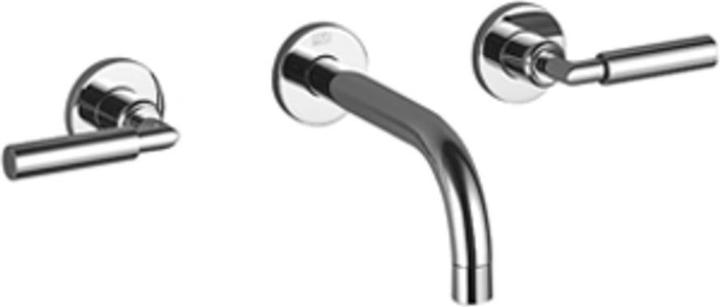 Actual product image Dornbracht Tara wall-mounted basin mixer, 190mm projection, final assembly kit, 36712882