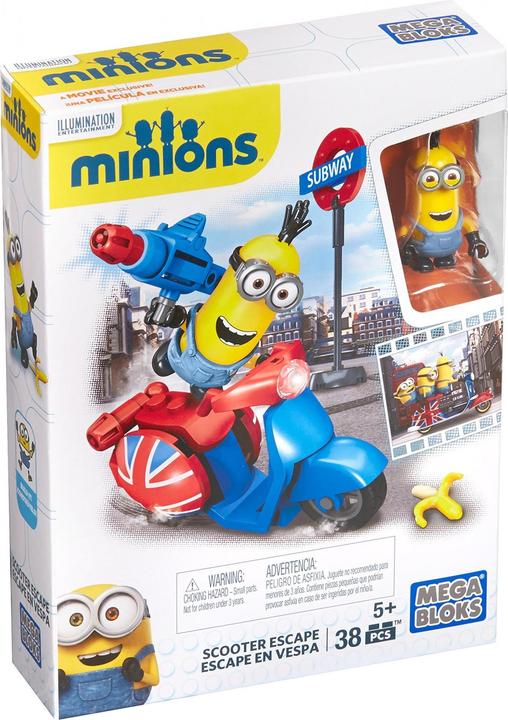 Immagine prodotto Mega Bloks Despicable Me - Minions Movie Piccolo Playset - Scooter Fuga