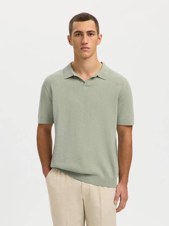 Immagine prodotto Selected Slhmattis Ss Linen Blend Open Polo Noos (M)