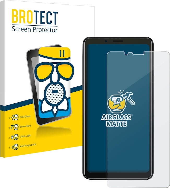 Produktbild BROTECT AirGlass Panzerglasfolie Matt (1 Stück, HiSense A5c)