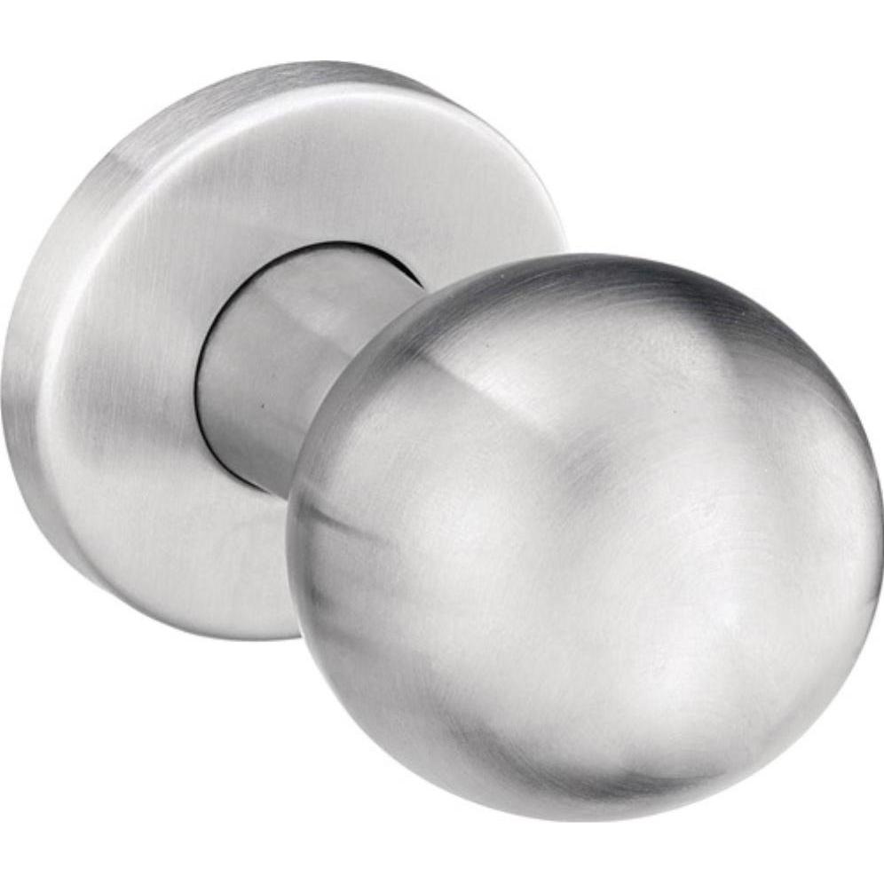 EDI, Türgriff + Fenstergriff, Türknopf K5/052/02 Edelstahl F00 Aufnahme M12 Kugelknopf (Türknopf)