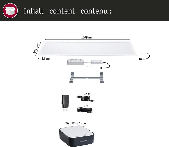 Produktbild Paulmann Amaris (RGBW, 119.50 cm, Indoor)