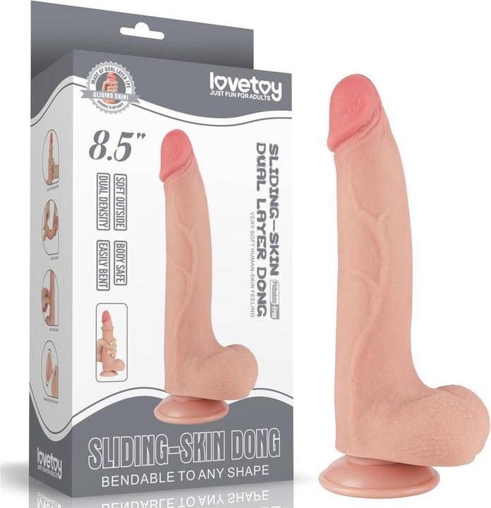 Productafbeelding Lovetoy Huid glijdende dildo