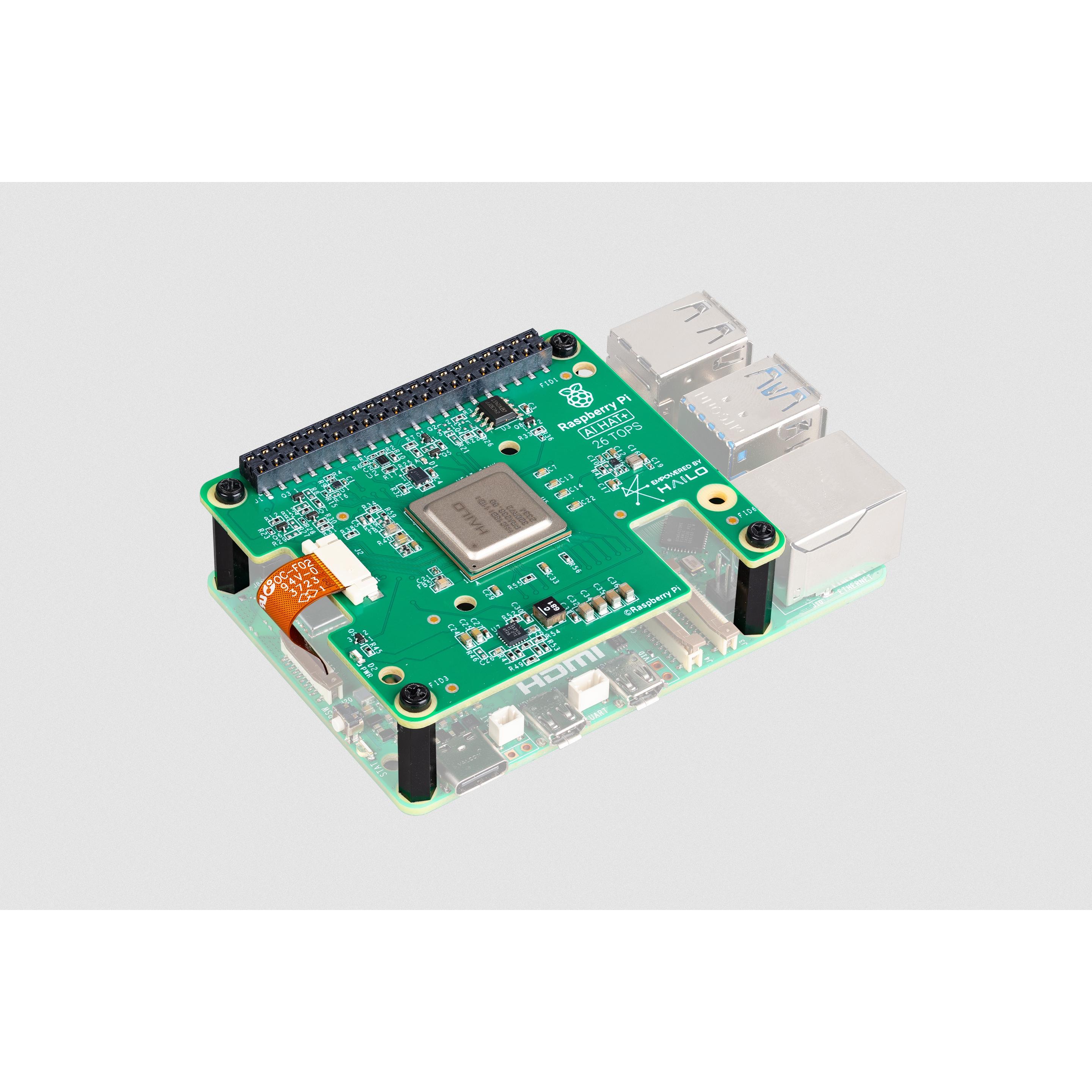 Raspberry Pi Official AI HAT+ for 5 - 13 TOPS, Entwicklungsboard Zubehör