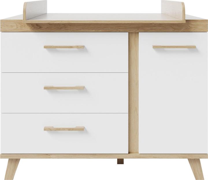 Actual product image Roba Smile children's room set (Baby cot, Changing unit)