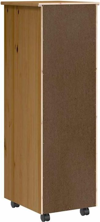 Produktbild vidaXL Rollschrank mit Schubladen MOSS Honigbraun Massivholz Kiefer (34 x 39 x 103 cm)