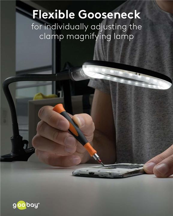 Actual product image Goobay Stand/clamp magnifier light (480 lm)