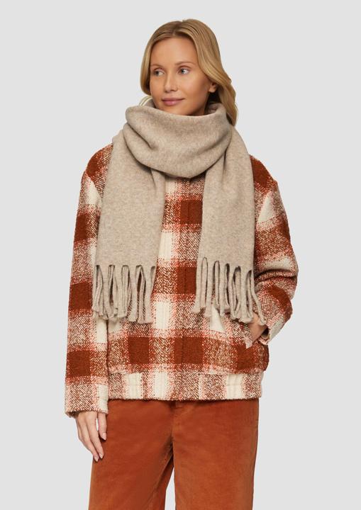 Immagine prodotto s.Oliver Tuch Gestrickter Schal mit Fransen