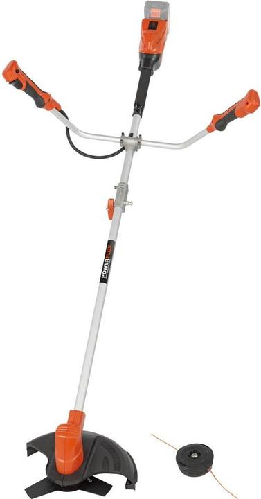 Produktbild Powerplus Dual Power Freischneider 2-in-1 bürstenlos 40V - exkl. Akku und Ladegerät - 2 Acc. (Trimmfaden)