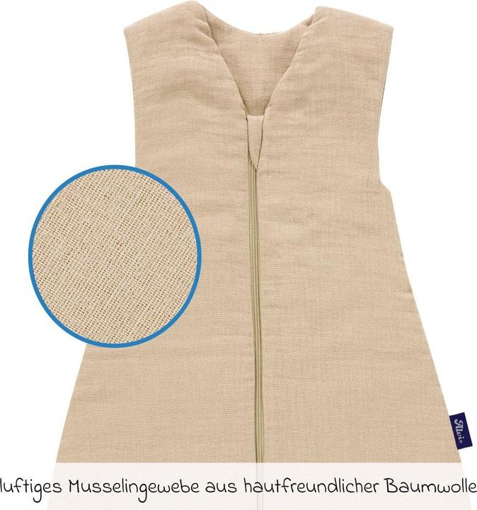 Actual product image Alvi Schlafsäcke Schlafsack mit Füssen Sleep-Overall 4 Season (80 cm, All-season)