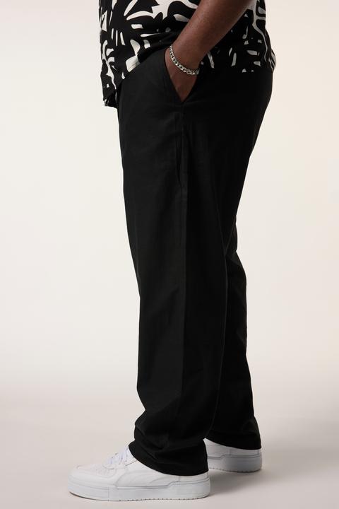 Actual product image Sthuge linen blend slip-on trousers, elasticated waist, up to 8 XL (L)