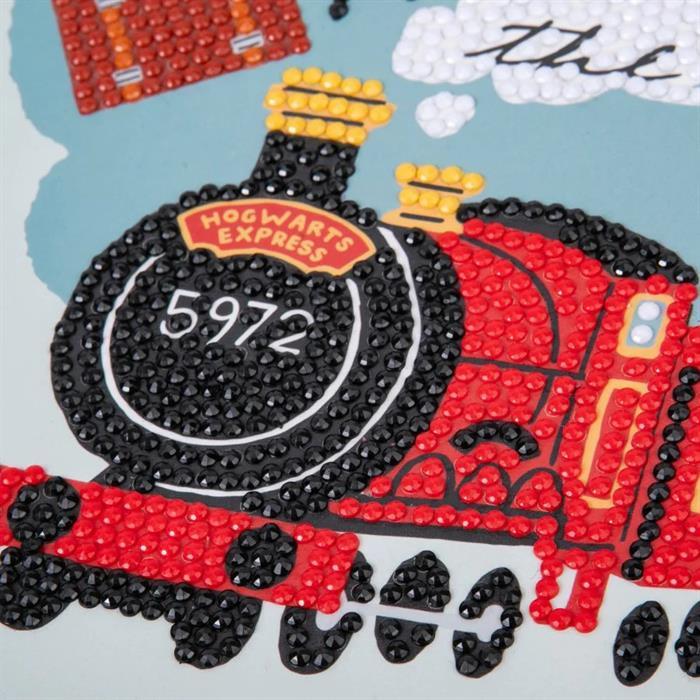 Produktbild Craft Buddy All Aboard The Hogwarts Express, 18x18cm Crystal Art Card