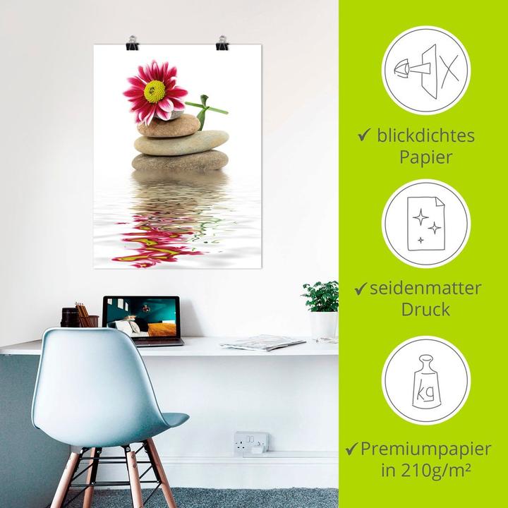 Immagine prodotto Artland Pietre termali zen con fiori T5QX (45 x 60 cm)