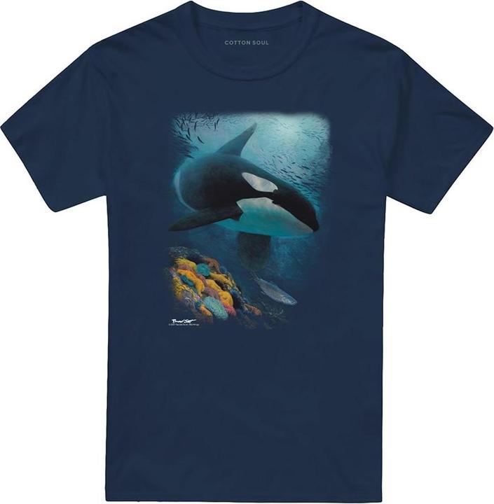 Produktbild Wild Wings Wildlife Salmon Hunter Orca TShirt (L)
