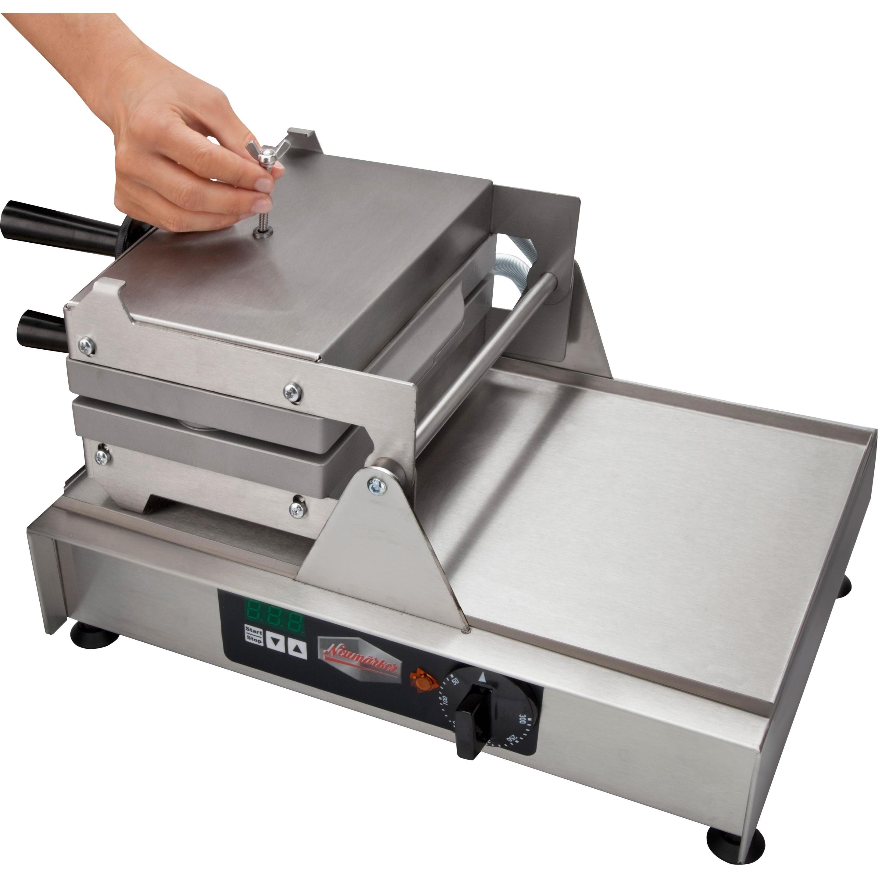 Thumbnail - Neumärker SWiNG-Backsystem - schwenkbares Waffeleisen für auswechselbare Backplatten, Waffeleisen, Silber