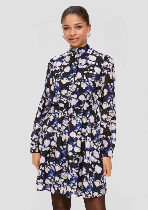 Image du produit s.Oliver Kleid Semitransparentes Kleid mit Raffung (42)