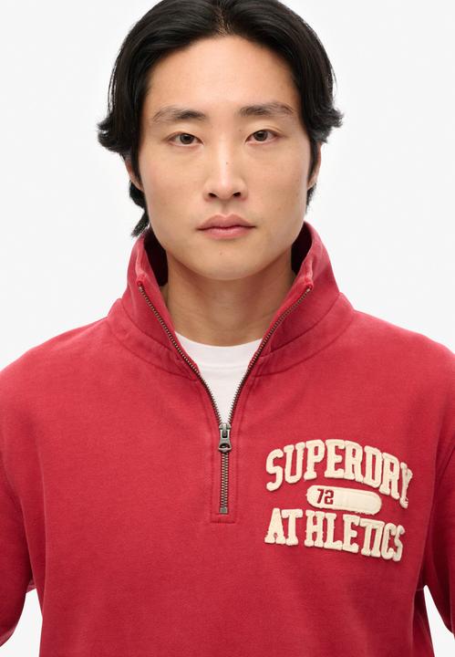 Immagine prodotto Superdry Vintage Athletic Sweatshirt mit halblangem Reissverschluss (S)