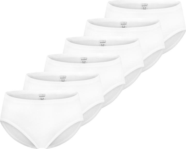Actual product image Schiesser Pack of 6 Original Classics fine rib hipster briefs (48, 4XL, pack of 6)