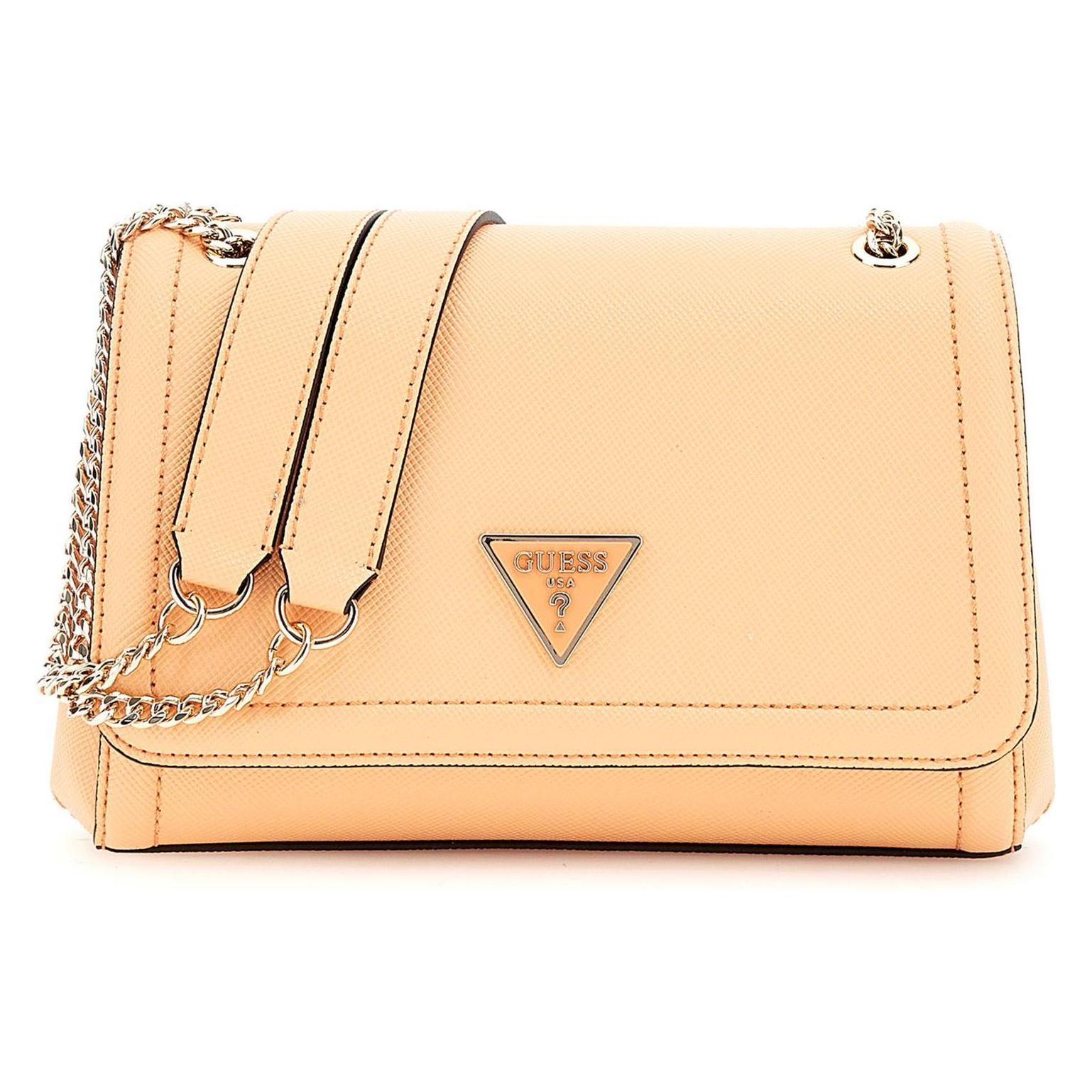 Guess, Damen, Handtasche, Noelle Covertible Xbody Flap Bag, Orange