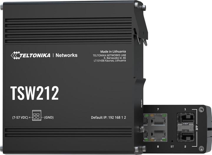 Actual product image Teltonika TSW212 SFP M (10 Ports)