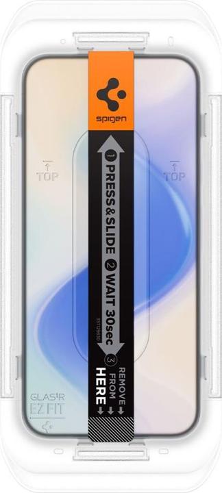 Actual product image Spigen EZ Fit Tempered Glass Clear Screen Protector Google Pixel 9/9 Pro 2-Pack (2 Piece, Google Pixel 9 Pro, Google Pixel 9)