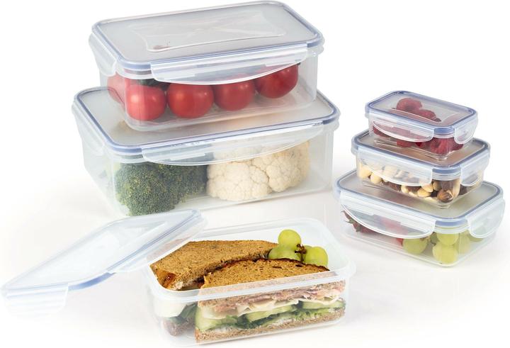 Productafbeelding Gourmetmaxx Opbergcontainer Klick-It 5,86 l, blauw/transparant (5.86 l)