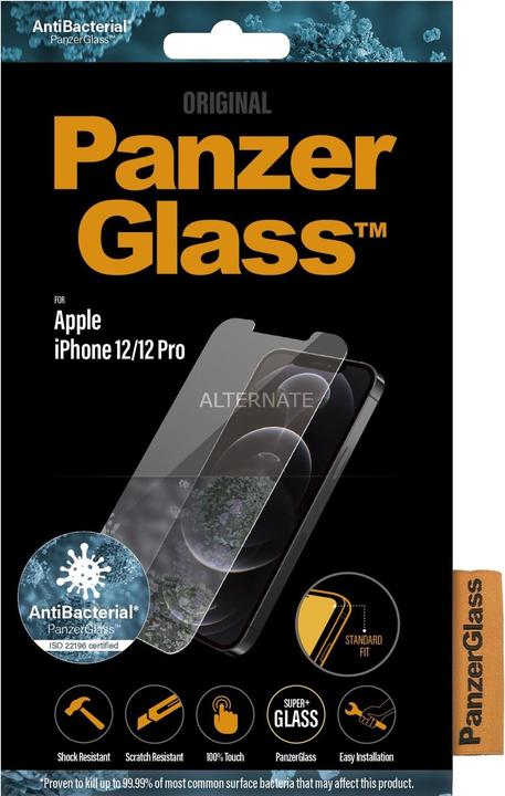 Actual product image PanzerGlass Screen Protector (1 pcs., Apple iPhone 12, Apple iPhone 12 Pro)