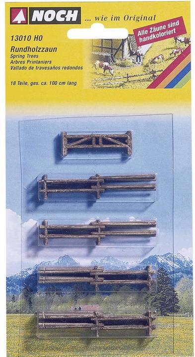 Produktbild Noch 13010 H0 Rundholzzaun Bausatz