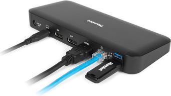 Produktbild Hamlet HDOCKS600C Portreplikator und Dockingstation für Notebooks Kabelgebundener USB 3.2 Gen 2 (3.1 Gen (USB-C, 4 Ports)