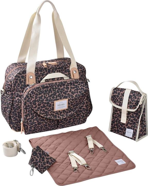 Black, Brown, Leopard print