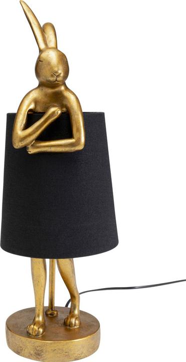 Image du produit Kare Design Lampe de table Animal Rabbit or/noir 50cm