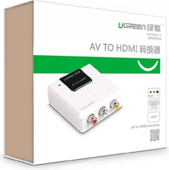 Produktbild Ugreen Cinch AV Audio Video auf HDMI Konverter PAL NTSC Konverter