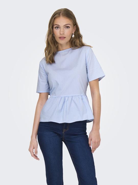 Actual product image JdY Locker geschnitten Hemdkragen Voluminöser Armschnitt Top Top mit Schösschen (S)