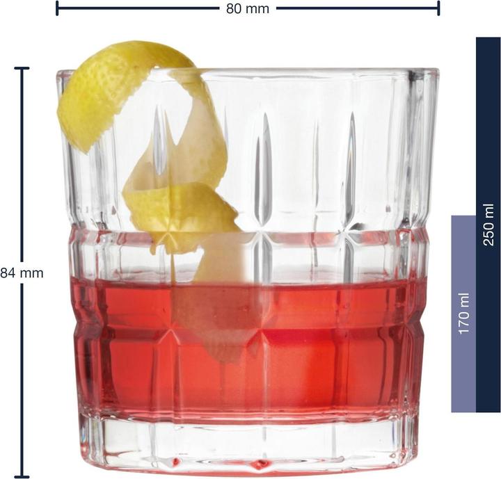 Produktbild Leonardo Whiskyglas Spiritii 250 ml, 4 Stück, Transparent (2.50 dl, 4 x, Whiskygläser)