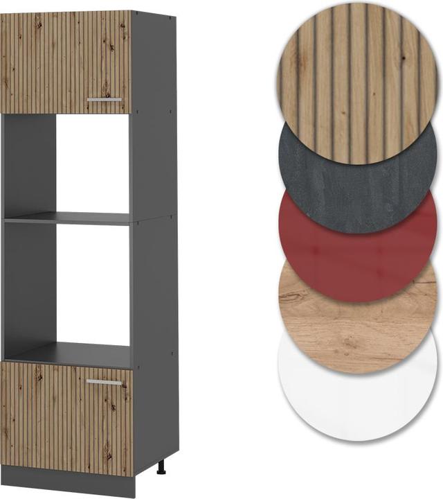 Produktbild Vicco Mikrowellenschrank R-Line (60 x 57.20 x 207 cm)