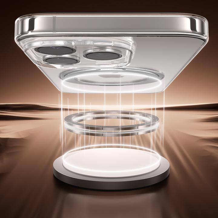 Produktbild Joyroom JR-16JL6 Ultra-Thin Magnetic Phone Case with 360° Rotatable Ring Stand for iP 16 Pro - Black (Apple iPhone 16 Pro)