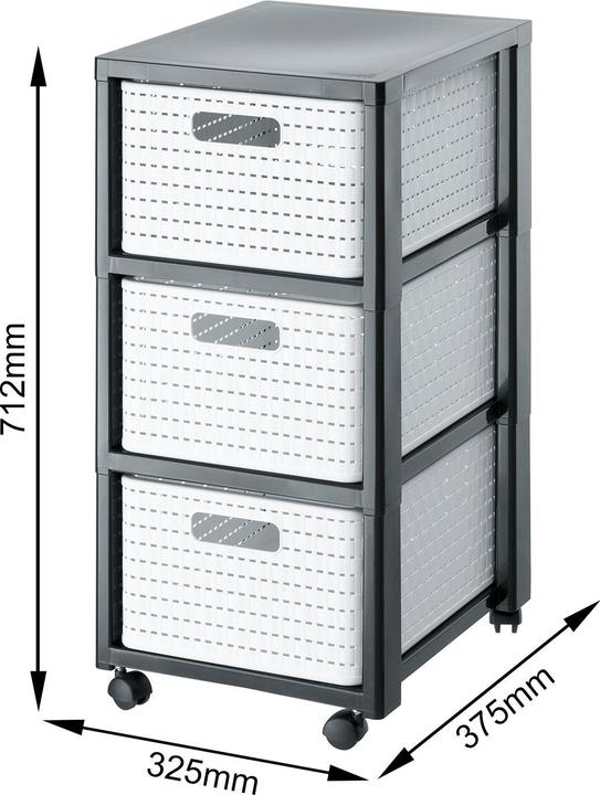Actual product image Rotho Country (37.50 x 37.50 x 71.20 cm)