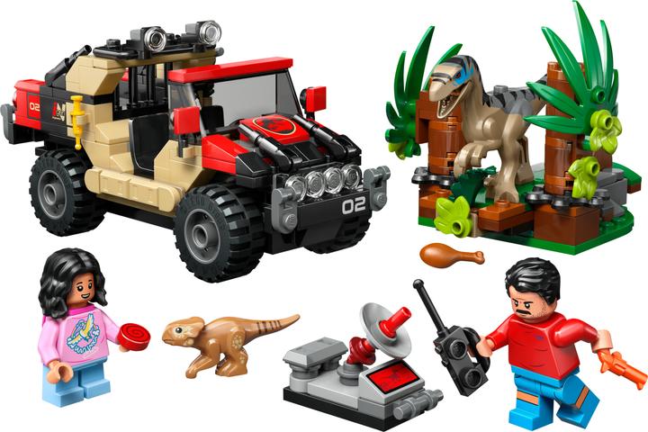 Produktbild LEGO Raptor: Verfolgungsjagd mit dem Geländewagen (LEGO Jurassic World)