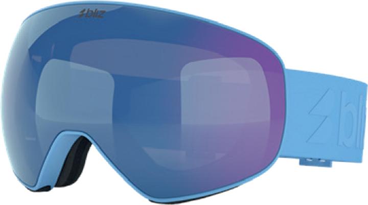 Brown w Blue multi, MATTE BLUE P