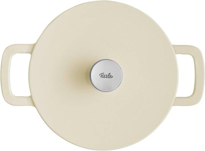Image du produit Fissler Cocotte en fonte ronde, ivoire blanc (Casserole, Fonte, 20 x 15 cm)