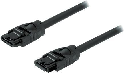 Actual product image Tecline eSATA 3.0 cable, 7pin eSATA St. / 7pin SATA St, 1.0 m data cable to connect external SATA 3. (100 cm, eSATA)